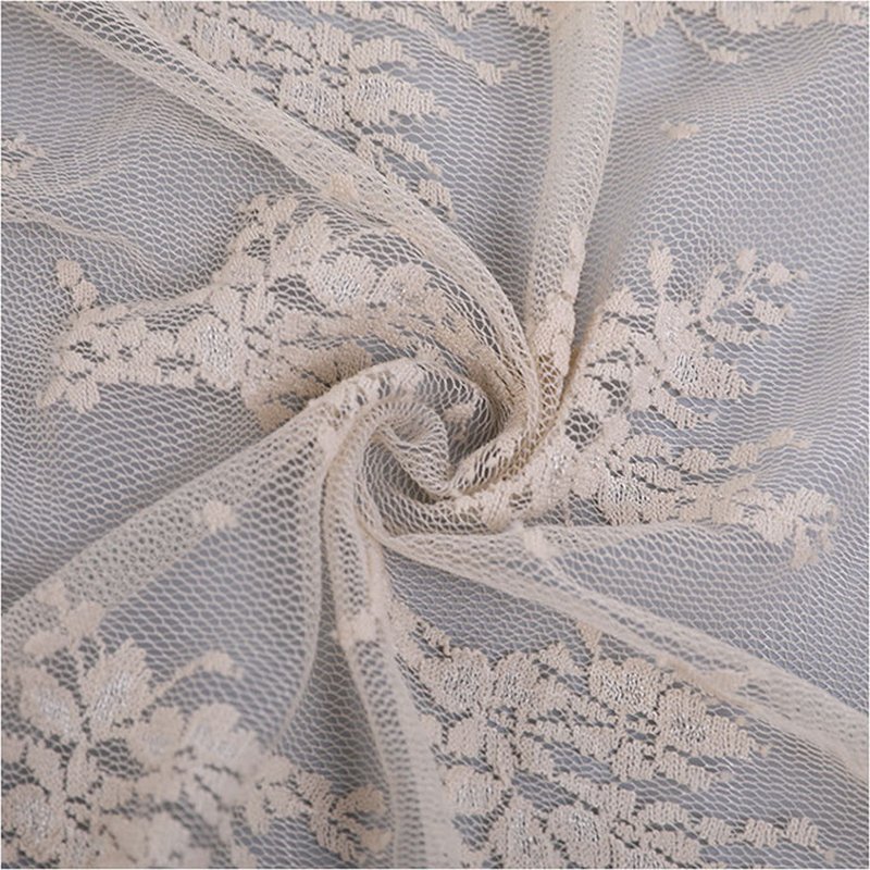 Lace Fabric Jacquard Bridal Nylon Warp Knit for Bridal Wholesale Suppl 2